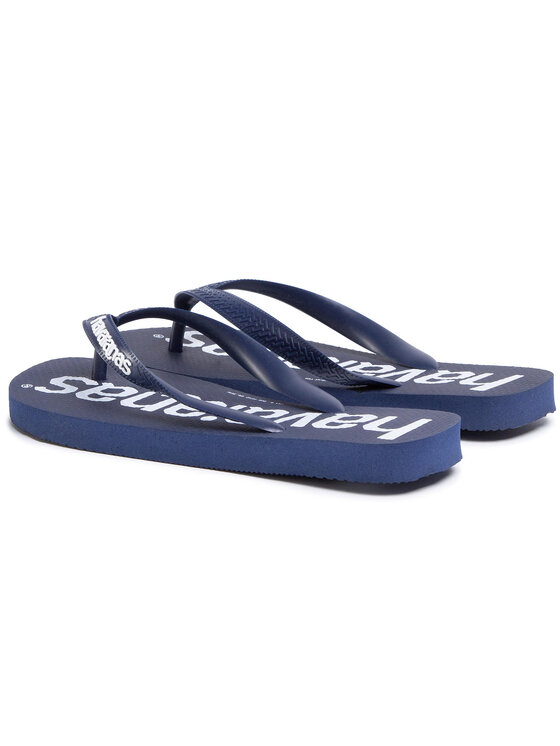 Havaianas Havaianas Zehentrenner Top Logo Mania Fc 41442640555 Dunkelblau
