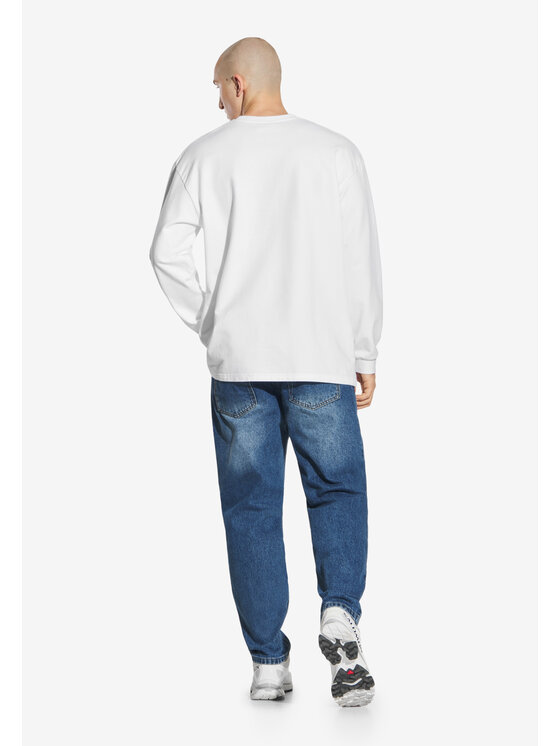 PROSTO. PROSTO. Longsleeve Crest Biały Regular Fit