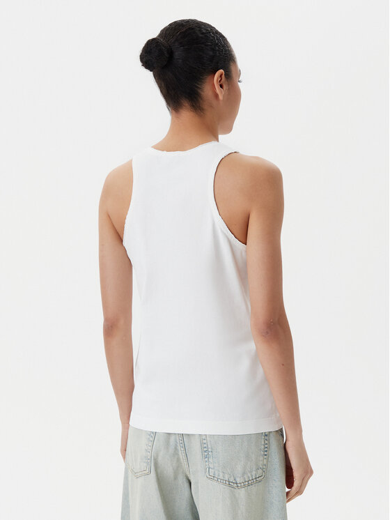 PINKO PINKO Top Noel 105269 A2ME Biały Regular Fit