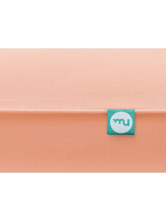 Mumla Mumla Poszewka na poduszkę Basic Brzoskwiniowy Pomarańczowy