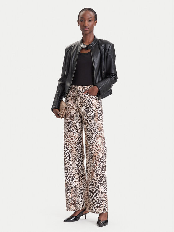 Guess Guess Teksad W6BA1A W4343 Pruun Wide Leg