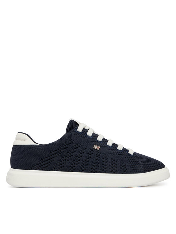 Tommy Hilfiger Tommy Hilfiger Сникърси Th Icon Light Knit Sneaker FW0FW09401 Черен