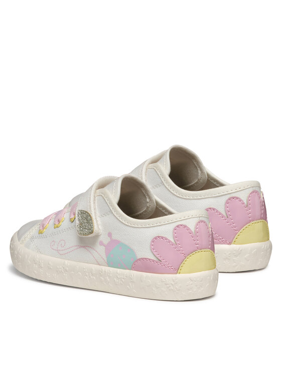 Geox Geox Sneakers aus Stoff J Gisli J554NC 10 C0406 S Weiß