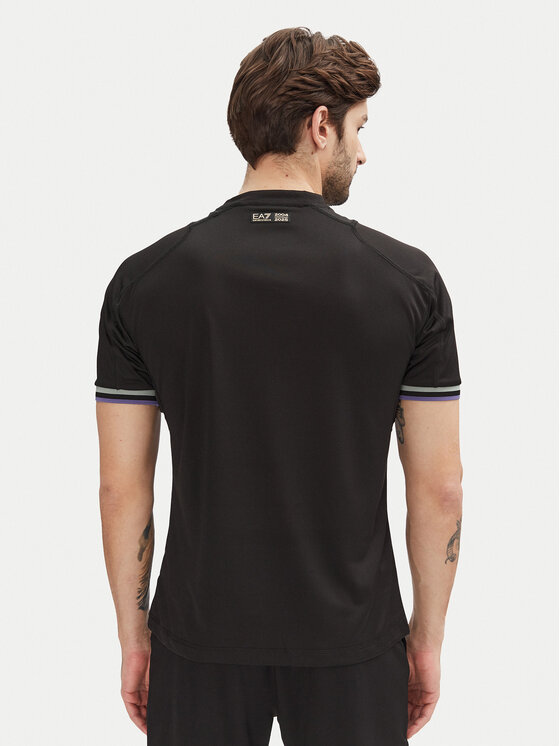 EA7 Emporio Armani EA7 Emporio Armani T-shirt 7M000256 AF13537 UC001 Crna Regular Fit