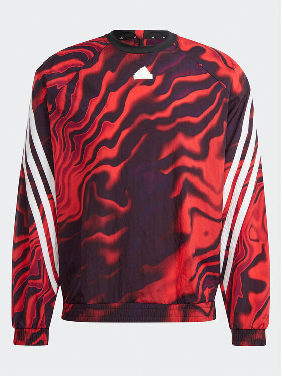 adidas Sweatshirt Future Icons Graphic Crew Sweatshirt IC8266 Rot Loose Fit Modivo