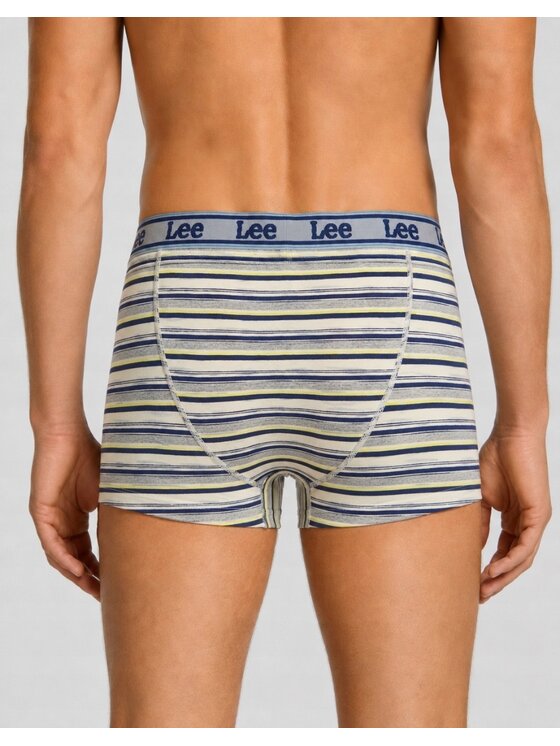 Lee Lee Bokserki Stone 3 Pack Organic Cotton Elastane Trunks Kolorowy