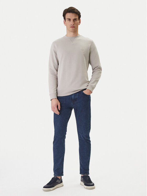 BOSS BOSS Felpa Westart 50509323 Beige Relaxed Fit