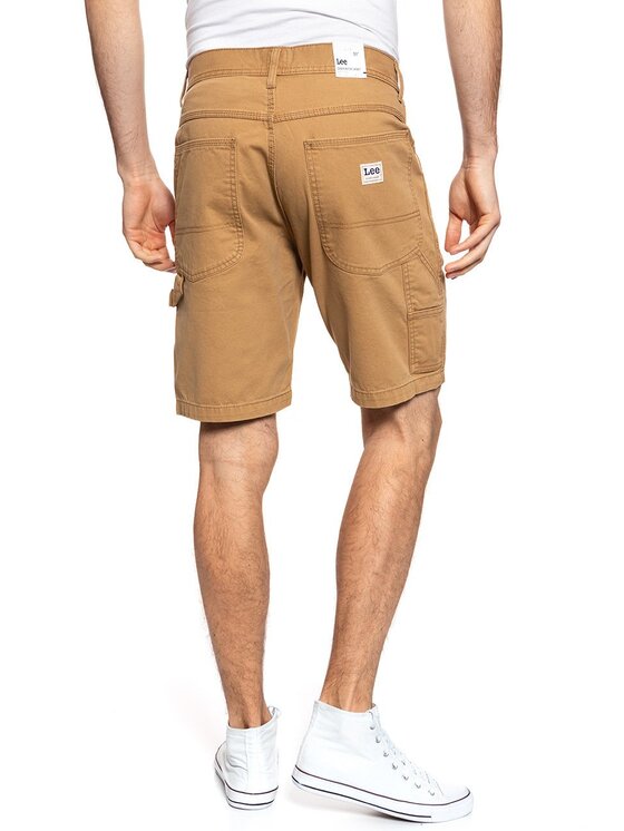 Lee Lee Pantaloncini di tessuto CARPENTER SHORT Marrone Regular Fit