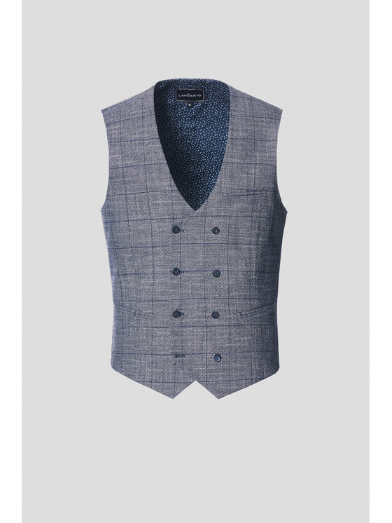 Lancerto Lancerto Kamizelka Fonni KA131125000006 Szary Slim Fit
