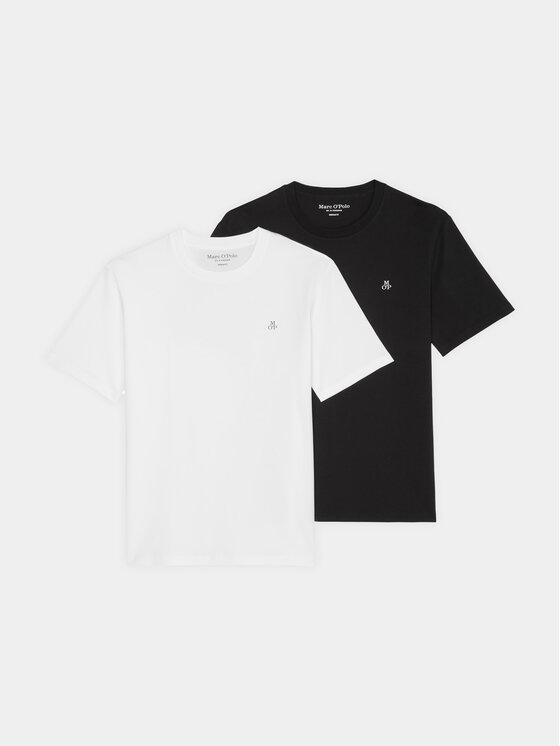 Marc O'Polo Set 2 tricouri 421 2058 09102 Colorat Regular Fit