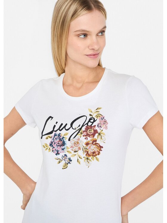 Liu Jo Liu Jo T-shirt MF5456JS923P9165 Bianco Regular Fit