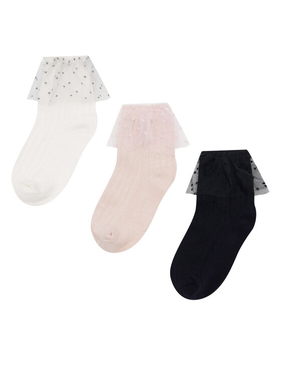 Set de 3 perechi de șosete lungi pentru copii Nelli Blu 7KB-004-SS24 (3-PACK) Colorat
