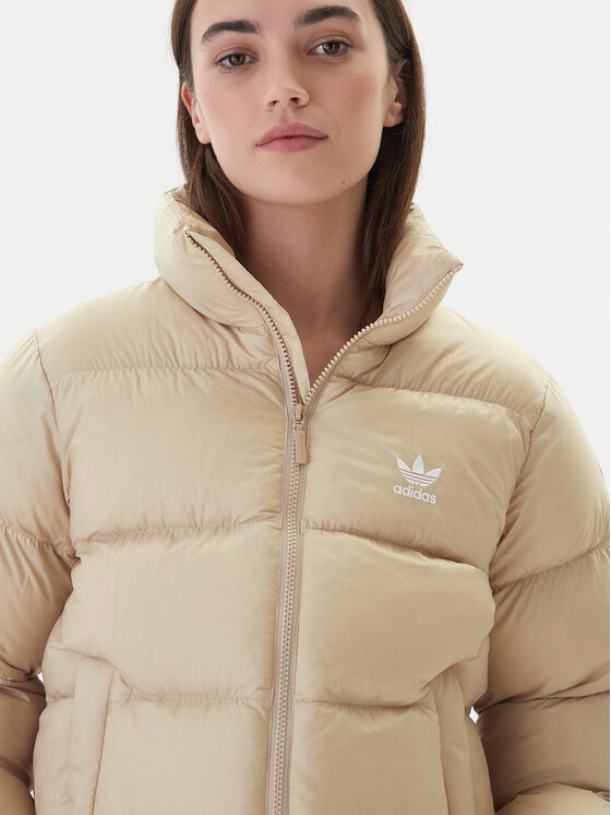 adidas adidas Kurtka zimowa adicolor JX2947 Beżowy Regular Fit