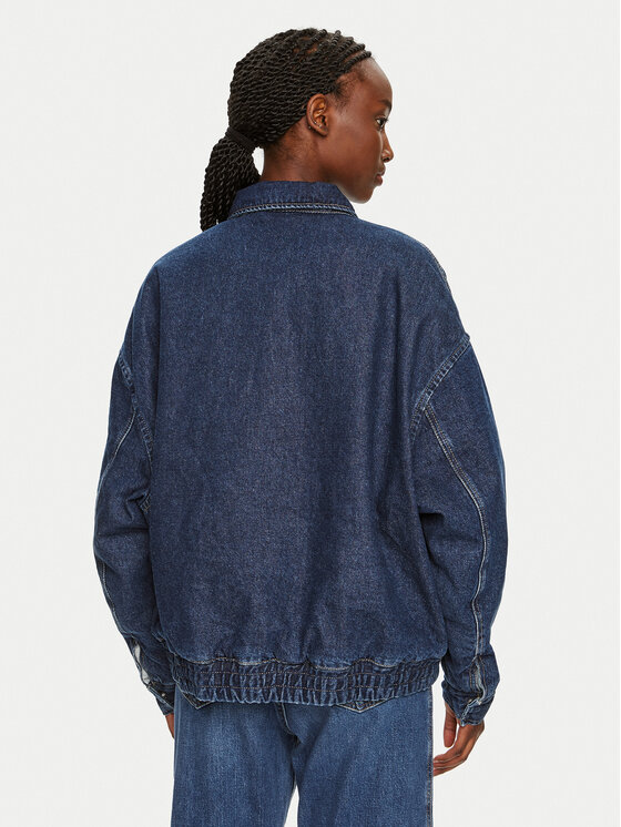 Calvin Klein Jeans Calvin Klein Jeans Kurtka jeansowa J20J224717 Granatowy Relaxed Fit