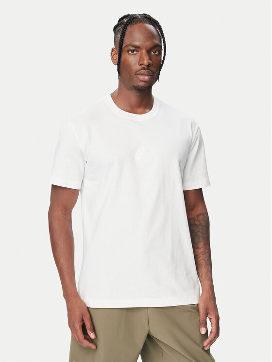 adidas Тишърт Adidas Kit Small Logo KX1279 Бял Regular Fit