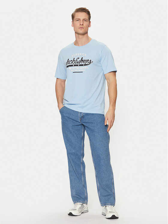 Jack&Jones Jack&Jones T-krekls Logo 12268267 Zils Standard Fit