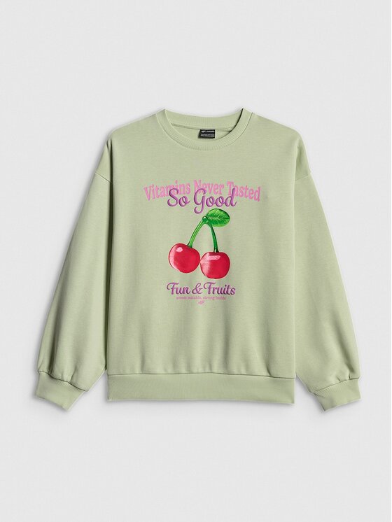 4F 4F Felpa 4FJRSS26TSWSF2903-47S Verde Loose Fit