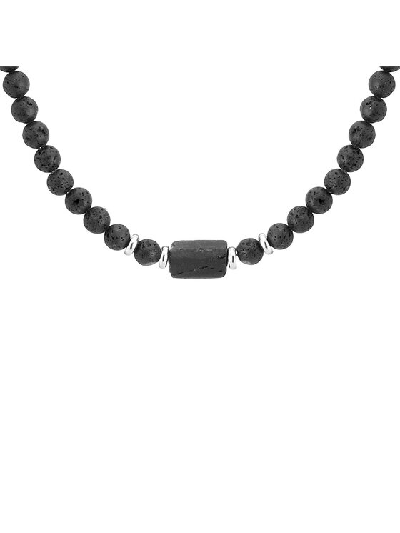 Manoki Manoki Naszyjnik WA835S Czarny