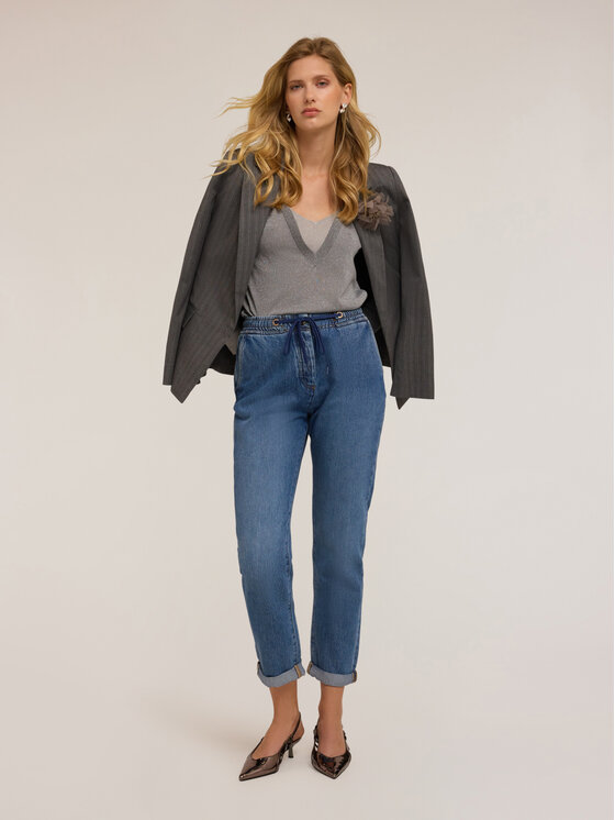 Motivi Motivi Cardigan M367W003450N0V3 Grigio Regular Fit