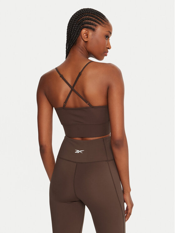 Reebok Reebok Športová podprsenka Reebok X Ewa Chodakowska RK25310CCW Hnedá