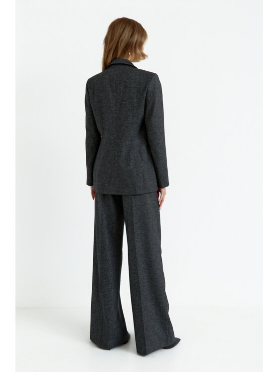 Stylove Stylove Marynarka S386 Szary Slim Fit