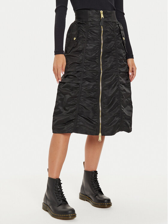 Női Midi szoknya Alpha Industries, Méret: XS, Fekete, 148067