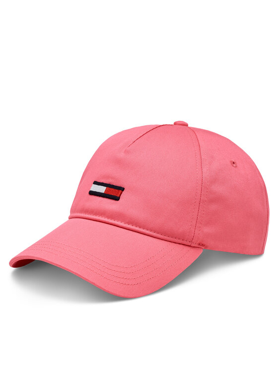 Tommy Jeans Tommy Jeans Kepurė su snapeliu Elongated AW0AW15842 Rožinė