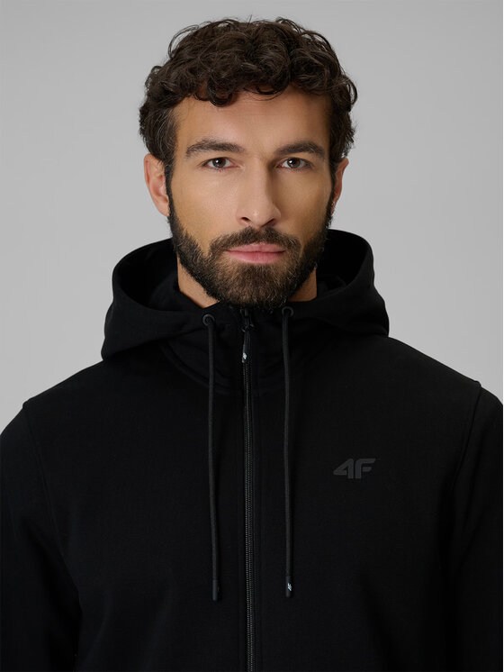 4F 4F Felpa 4FRMM00TSWSM3058-20S Nero Regular Fit