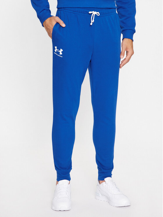 Ua Armour Blau Rival Jogginghose Fitted Fit Under Terry 1380843 Jogger