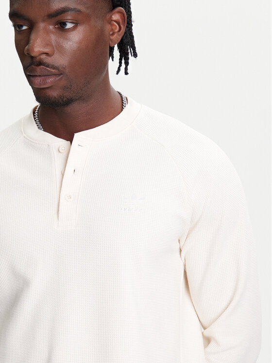 adidas adidas Longsleeve Trefoil Essentials JX2757 Εκρού Loose Fit