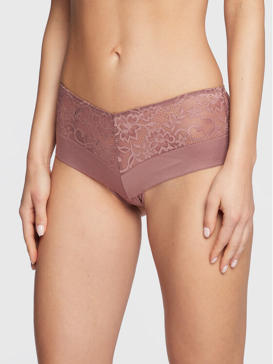 Triumph Triumph Brazilske spodnje hlačke z visokim pasom Vivid Spotlight 10210632 Roza