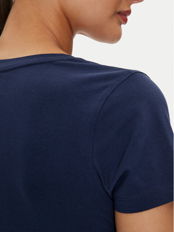 Guess Guess T-Shirt W4YI37 J1314 Modrá Regular Fit