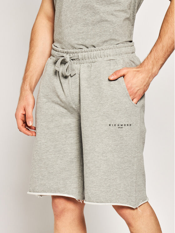 John Richmond Pantaloncini sportivi Bermuda Bruxelles UMA19008BE Grigio  Regular Fit • Modivo.it