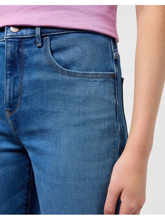 Wrangler Wrangler Jeansy Straight 658 Niebieski Straight Fit