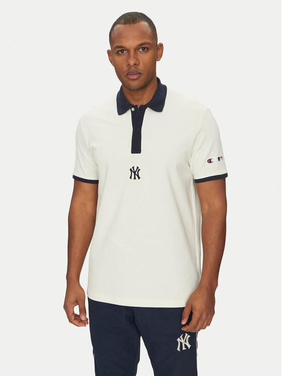 Champion Polokošeľa 221044 Biela Regular Fit