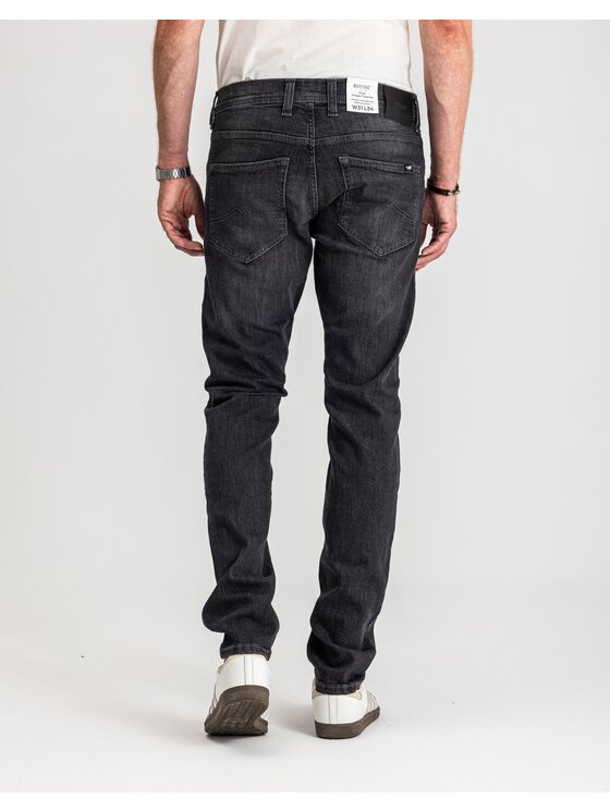 Mustang Mustang Jeansy OREGON TAPERED Czarny Slim Fit