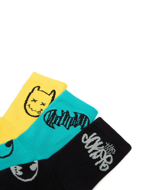 Batman Batman Дълги чорапи CEO-ACCCS-SS26-229WBBAT(3-PACK) Цветен