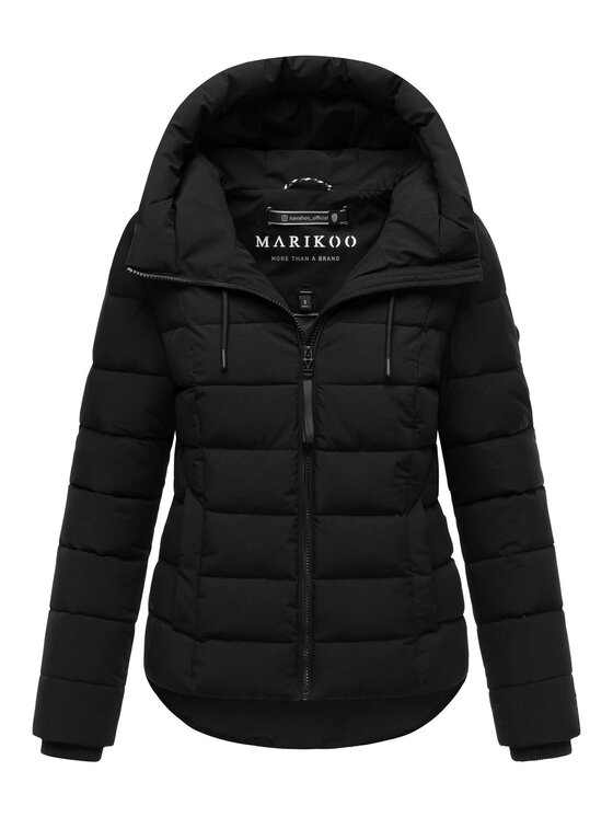Marikoo Marikoo Kurtka zimowa Tayenaa Czarny Regular Fit