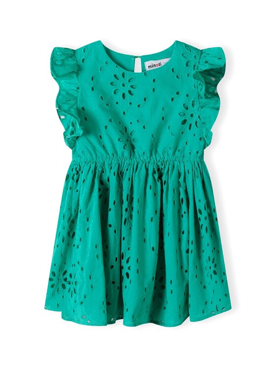 MINOTI Sukienka letnia, rozmiar 146/152, Zielona, 18DRESS 60