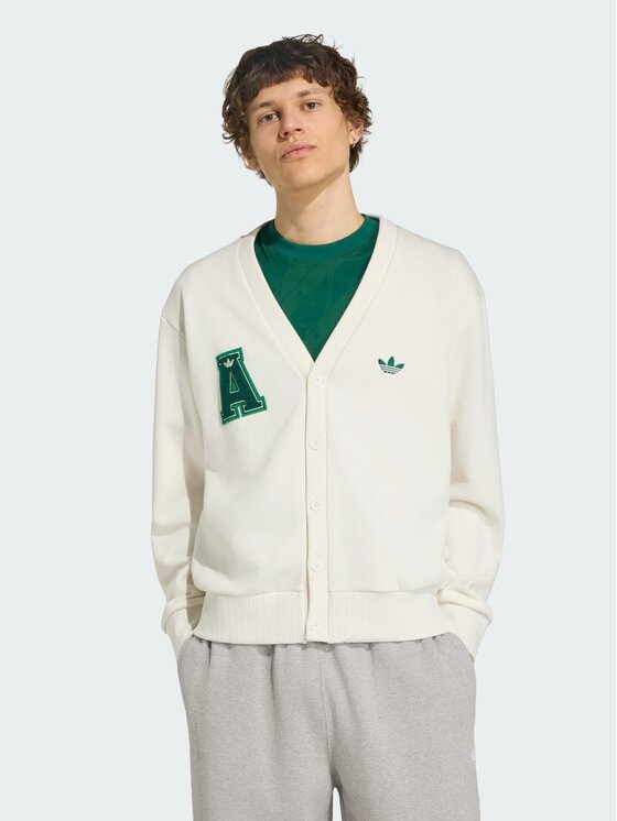 adidas adidas Kardigan 167877 Biały Loose Fit
