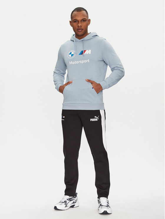 Puma Puma Mikina BMW MMS Ess 624162 Světle modrá Regular Fit