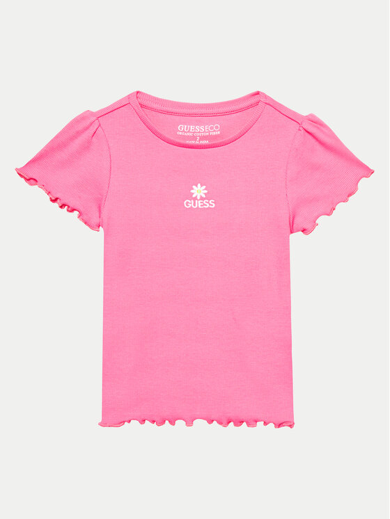 Guess Tricou K4YI14 KBZP4 Roz Regular Fit
