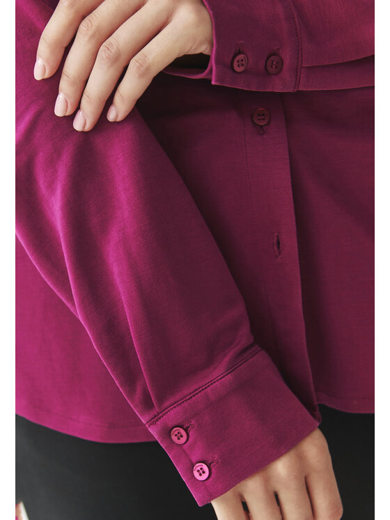 TATUUM TATUUM Koszula GANKO Fioletowy Fitted Fit