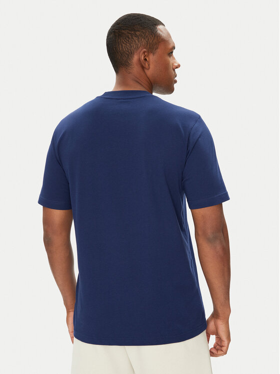 adidas adidas Marškinėliai Essentials Small Logo JF1093 Tamsiai mėlyna Regular Fit