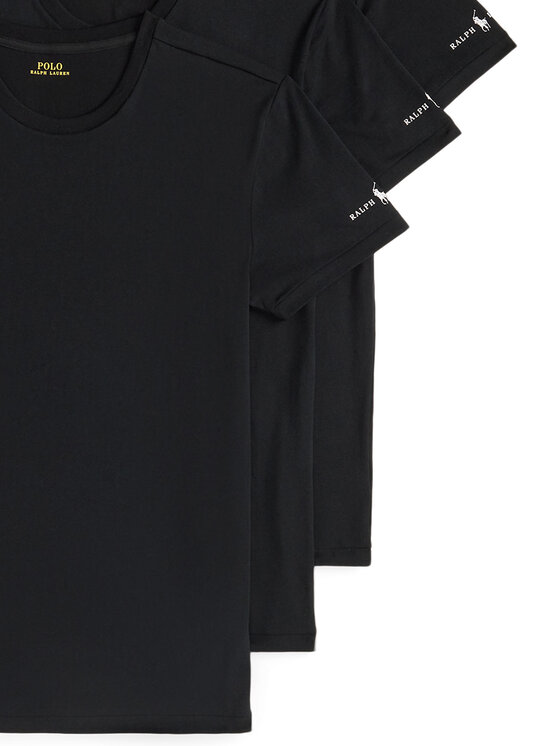 Polo Ralph Lauren Polo Ralph Lauren 3er-Set T-Shirts 714965508001 Schwarz Slim Fit