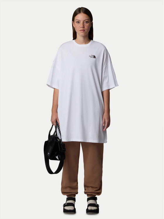 The North Face The North Face Sukienka codzienna Simple Dome NF0A87NF Biały Relaxed Fit