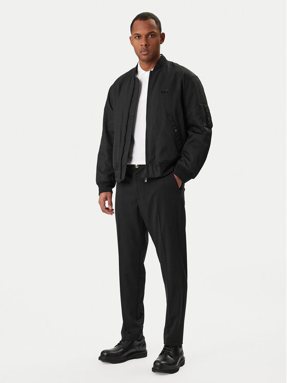 Versace Jeans Couture Versace Jeans Couture Pantaloni din material 80GAA128 N0702 Negru Slim Fit