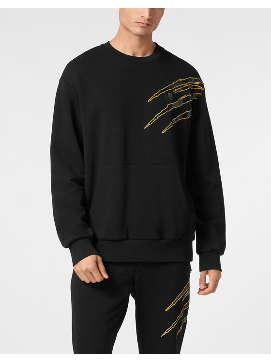 Plein Sport Plein Sport Longsleeve 22999 Nero Regular Fit