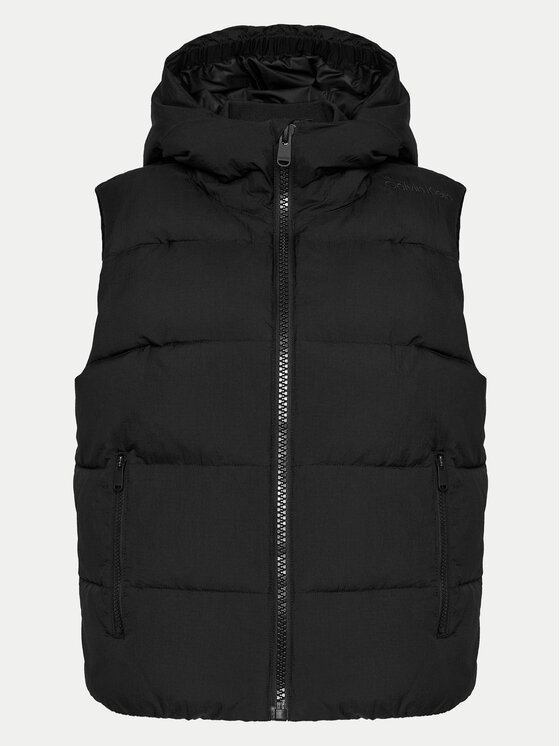 Calvin Klein Performance Calvin Klein Performance Bezrękawnik 00GWF4O510 Czarny Regular Fit