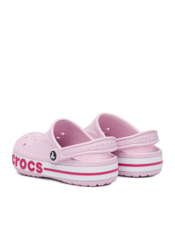 Crocs Crocs Παντόφλες Bayaband Clog 205089-6TG Ανοιχτό ροζ